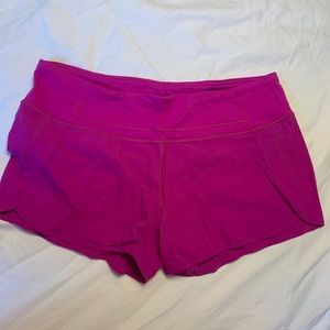 Pink Lulu Lemon Shorts (Size 10)